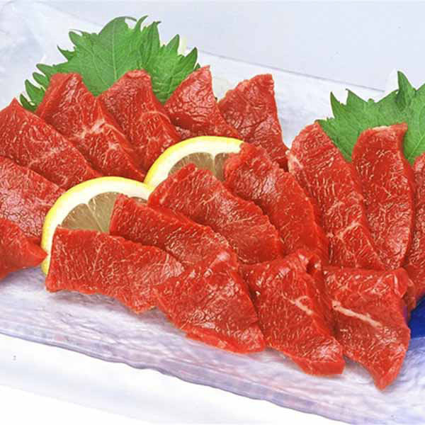 熊本「菅乃屋」鮮馬刺し霜降ローススライスのサムネイル画像3