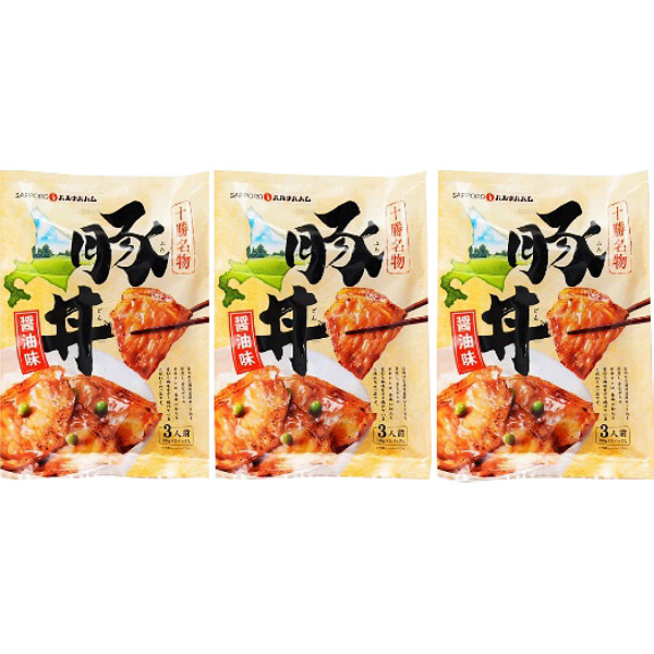 北海道「札幌バルナバフーズ」十勝名物豚丼（醤油）セットのサムネイル画像1