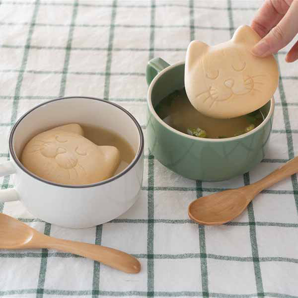 島根小西本店「にゃんもにゃにゃ」猫のもなかのお味噌汁のサムネイル画像1