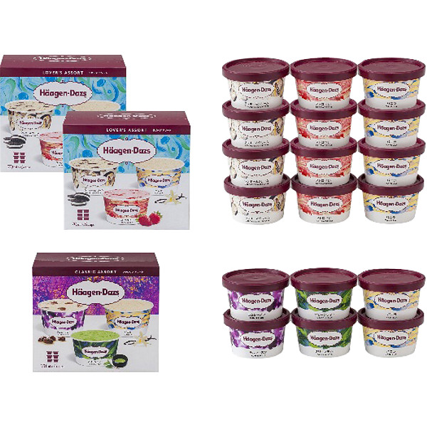 「ハーゲンダッツ」アソートバラエティ６種１８個のサムネイル画像1