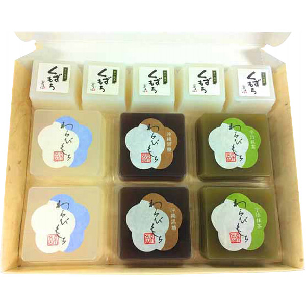 京都「京五山」わらび餅＆くずもちセットのサムネイル画像1