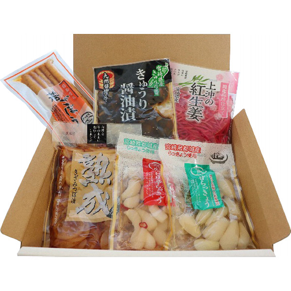 宮崎上沖産業宮崎発ご当地漬物詰合せのサムネイル画像1