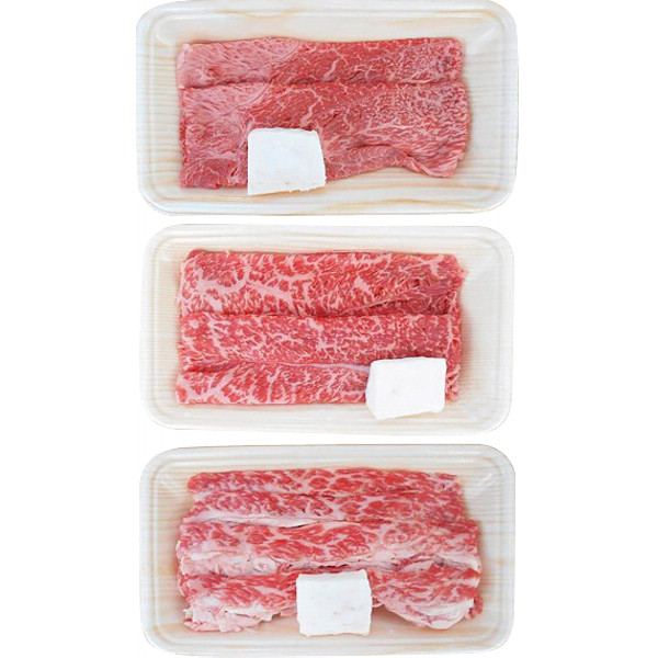 三重松阪牛すき焼き食べ比べセットのサムネイル画像1