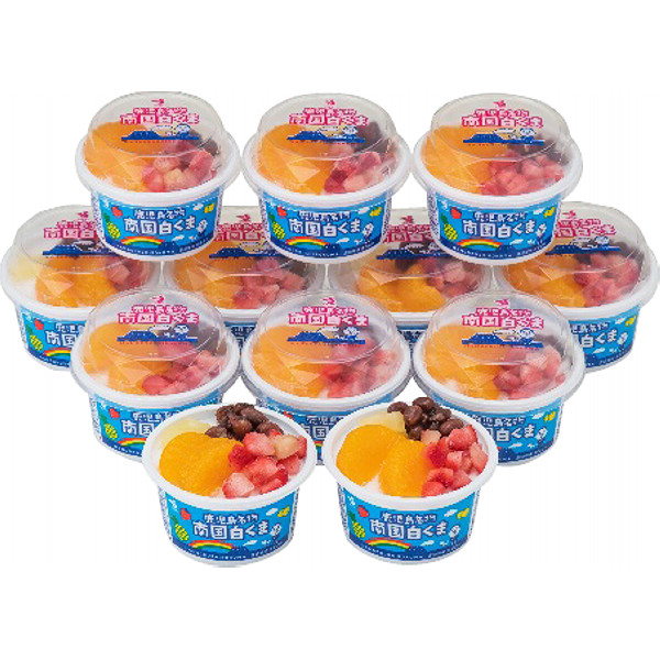 鹿児島南国白くま白１２個セットのサムネイル画像1