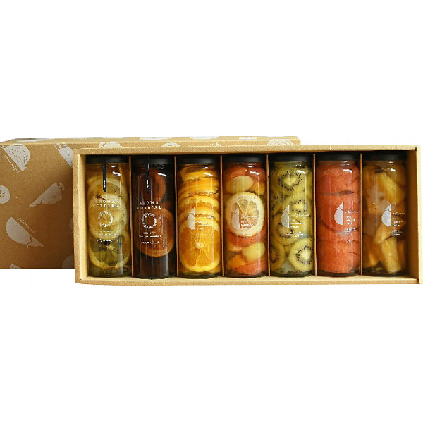 フルーツコンポート、アロマコーディアル７本セットのサムネイル画像2