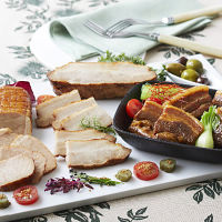 三重「伊賀上野の里」つるし焼豚&角煮詰合せ