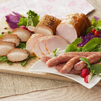 「伊賀上野の里」つるし焼豚＆ロースハム＆ウインナー詰合せ