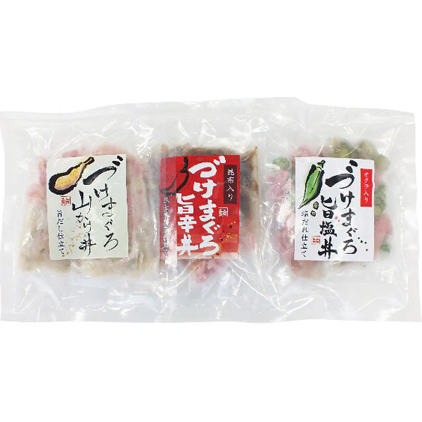 静岡まぐろ惣菜丼の具３種詰合せのサムネイル画像1