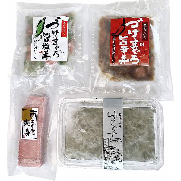 静岡南鮪＆鮪丼の具＆しらすセットのサムネイル画像1