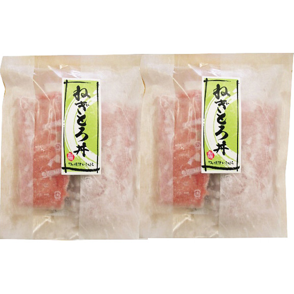 静岡「石原水産」簡単調理ねぎとろ丼の具４食セットのサムネイル画像1