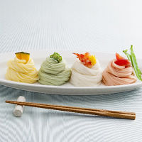 奈良「池利」夏野菜を使った三輪素麺