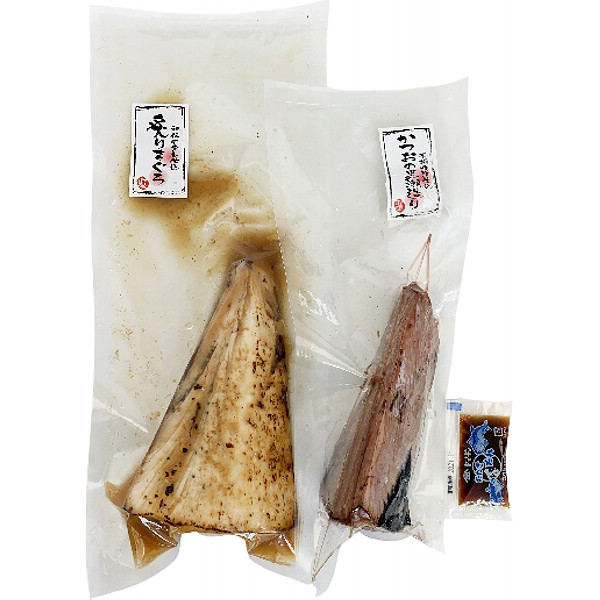 静岡炙りまぐろ鰹詰合せのサムネイル画像1