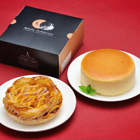 「坂井宏行監修」津軽りんごパイと濃厚チーズケーキ（×２）