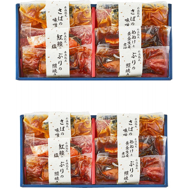 山陰大松氷温熟成煮魚・焼魚ギフトセット６切（×２セット）のサムネイル画像1