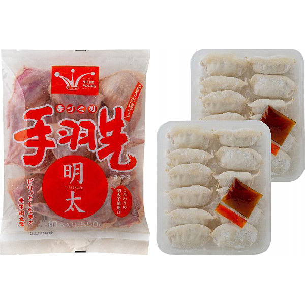 手羽めんたい＆黒豚ぎょうざセットのサムネイル画像1