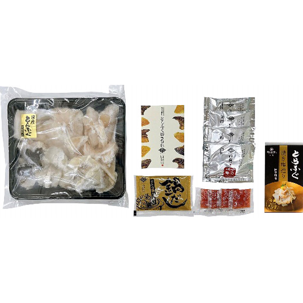 山口「山賀」トラフグちりとトラフグ焼き塩造りのサムネイル画像1