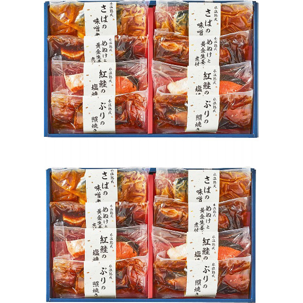 山陰大松氷温熟成煮魚・焼魚ギフトセット８切（×２セット）のサムネイル画像1