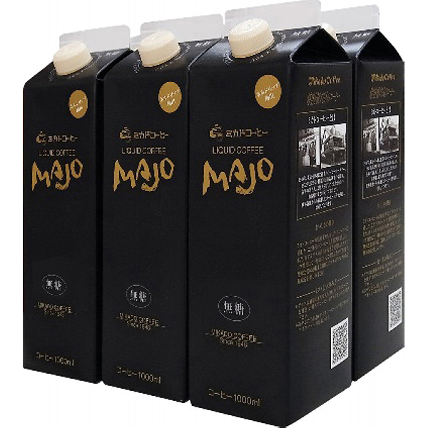 東京「ミカド珈琲」ＭＡＪＯリキッドコーヒー無糖６本セットのサムネイル画像2