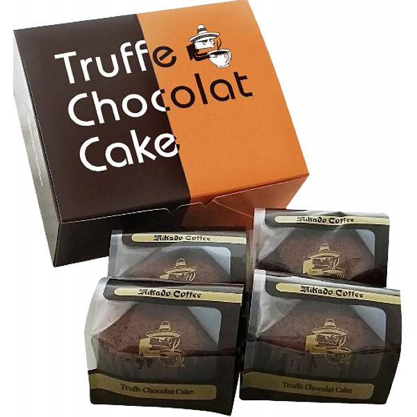 東京「ミカド珈琲」トリュフショコラケーキのサムネイル画像1