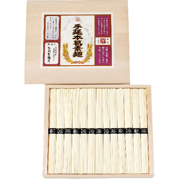 奈良「坂利製麺所」手延べ葛そうめんのサムネイル画像1