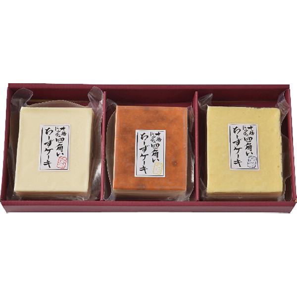 北海道「十勝ドルチェ」３種のチーズケーキのサムネイル画像1