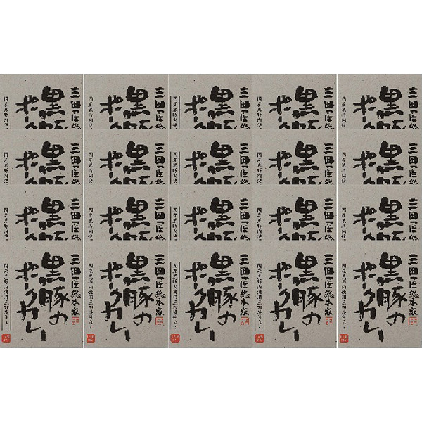 黒豚のポークカレー２０食のサムネイル画像2