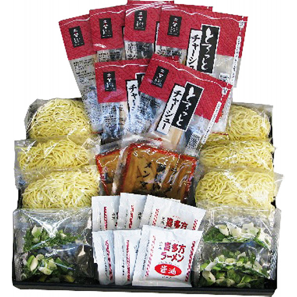 福島「河京」喜多方ラーメン６食こだわり具材ギフトのサムネイル画像1