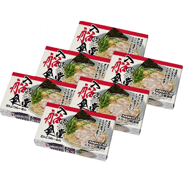 福岡博多ラーメン「入船食堂」とんこつ味乾麺１２食のサムネイル画像1