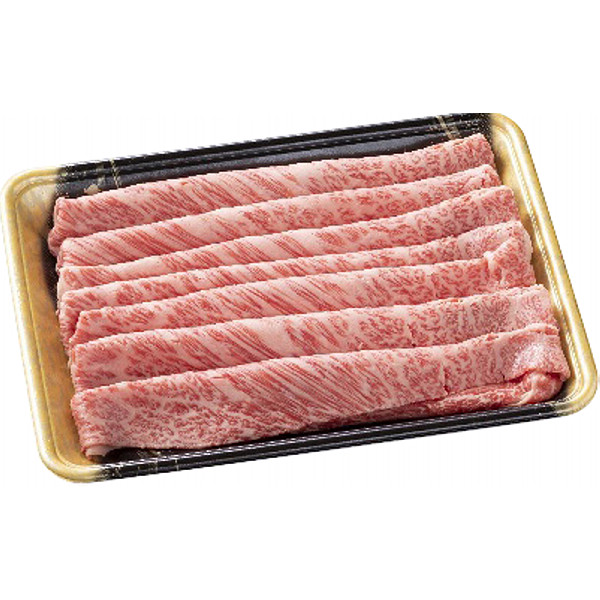 「前沢牛オガタ」小形牧場牛肩ロースすき焼き・しゃぶしゃぶ用のサムネイル画像1