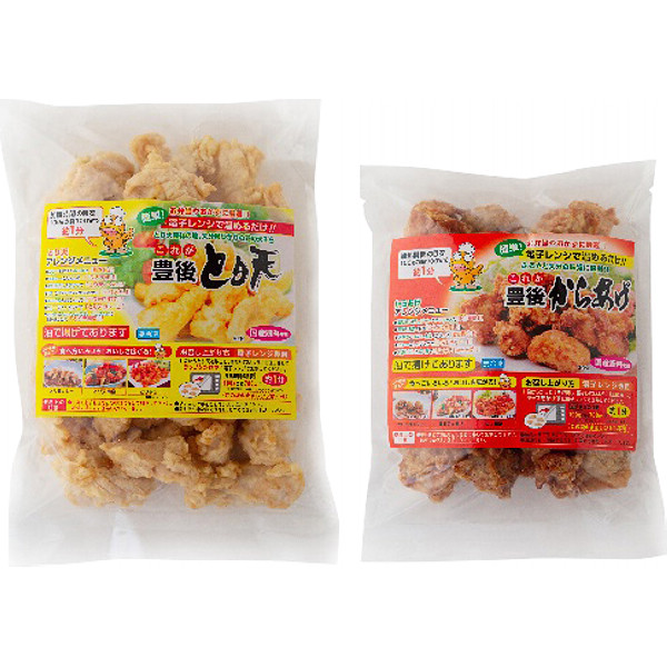 大分名物豊後とり天＆唐揚げセットのサムネイル画像1