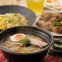 「河京」喜多方ラーメンレンジ麺しょうゆ味・みそ味４個