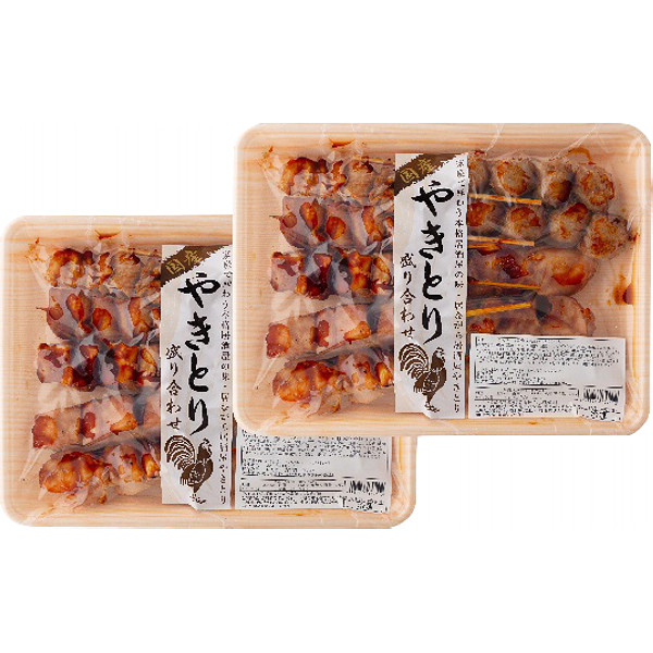 国産焼鳥盛り合わせ（タレ付加熱済タイプ）のサムネイル画像1