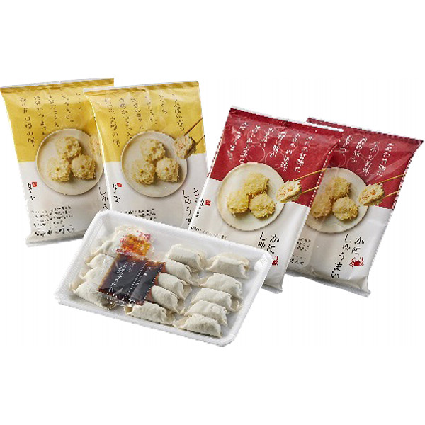 「梅の花」餃子と豆腐しゅうまいセットのサムネイル画像1