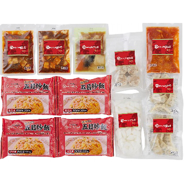 東京「赤坂四川飯店」監修本格中華７種セットのサムネイル画像1