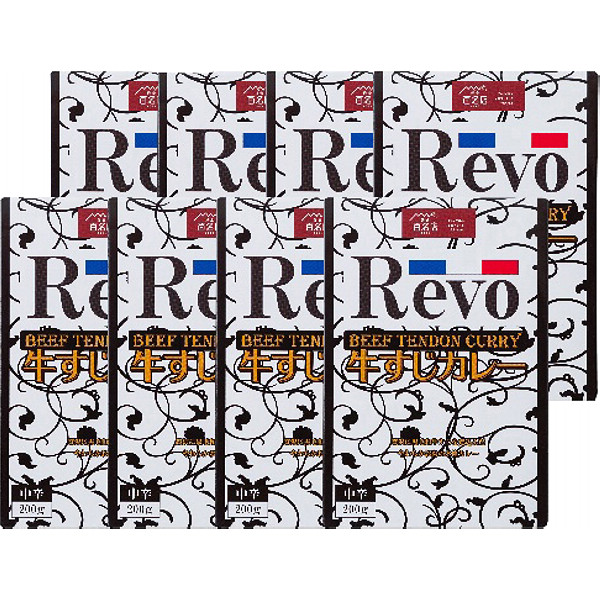 大阪「洋食Ｒｅｖｏ」和牛すじカレー（レトルト・８箱）のサムネイル画像1