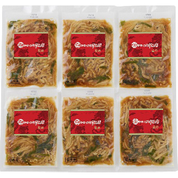 東京「赤坂四川飯店」監修青椒肉絲丼の具６個セットのサムネイル画像1