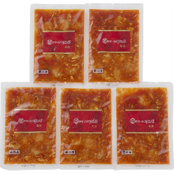 「赤坂四川飯店」監修乾焼蝦仁（エビチリソース）５個セットのサムネイル画像1