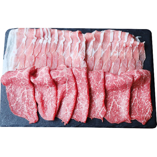 香川オリーブ牛赤身＆オリーブ豚バラスライス３００ｇのサムネイル画像1