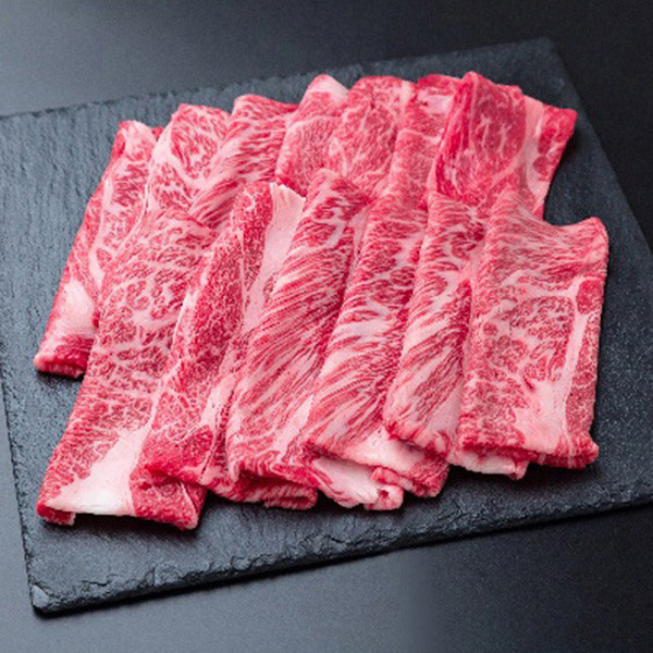 宮崎県産霧峰牛（交雑種）肩ロースすき焼き用（５００ｇ）のサムネイル画像1