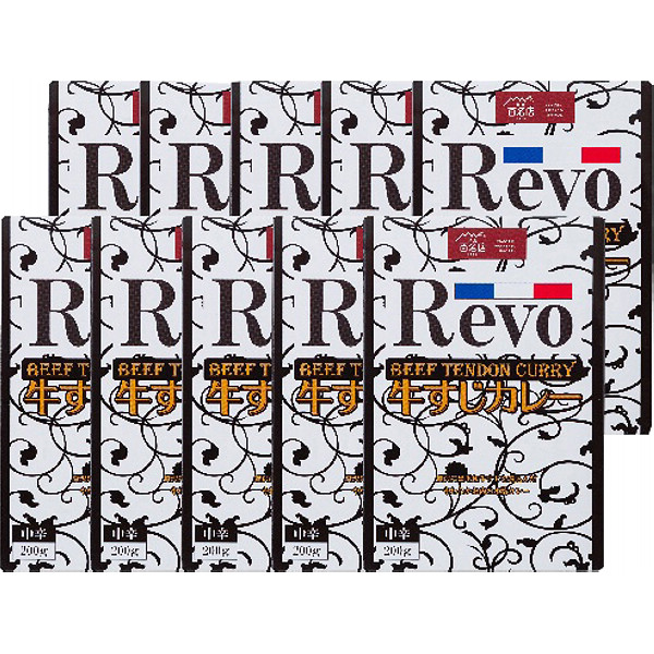 大阪「洋食Ｒｅｖｏ」和牛すじカレー（レトルト・１０箱）のサムネイル画像1