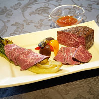 東京「御室」黒毛和牛ローストビーフ