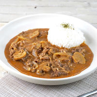 料理研究家新田増穂監修あっさりビーフストロガノフ