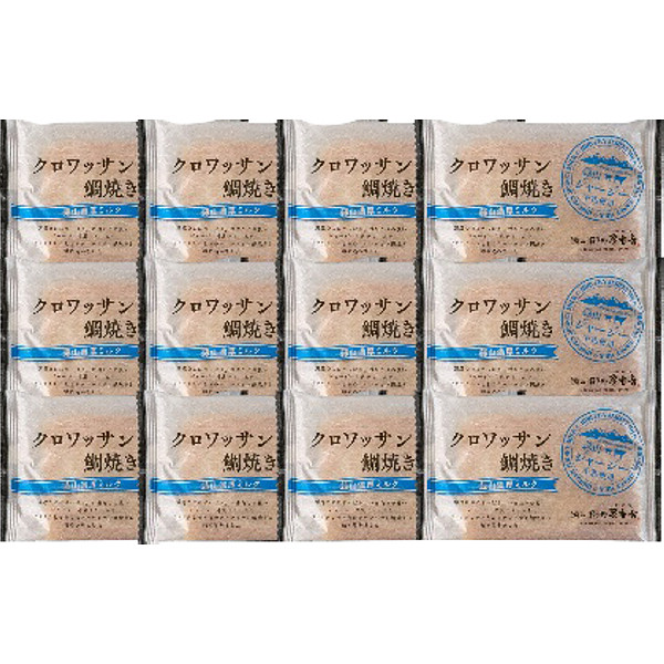 岡山クロワッサン鯛焼き蒜山ミルク１２個セットのサムネイル画像1