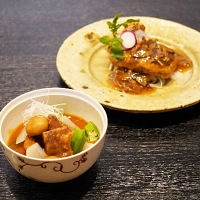 「みのり」黒毛和牛和風ビーフシチュー＆煮込みハンバーグ