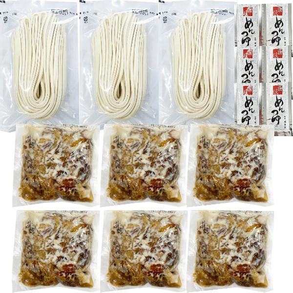 香川オリーブ牛入りとろけるすじ煮込みうどん６人前のサムネイル画像1