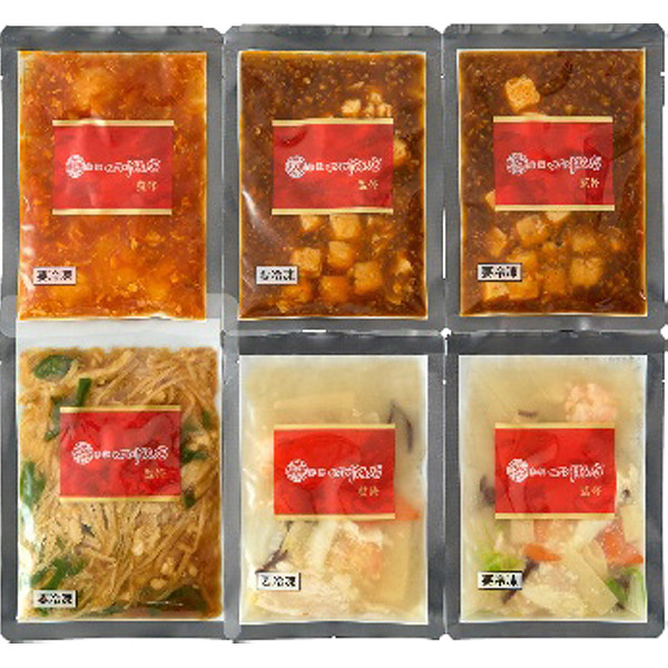 東京「赤坂四川飯店」監修本格丼ぶりの具４種セットのサムネイル画像1