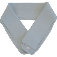 ボタン付きソフトゲルネック ミントグレー 