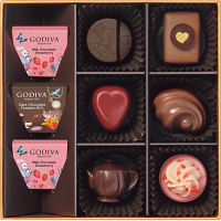 ゴディバ　アリスのティーパーティ　アソートメント（９粒）