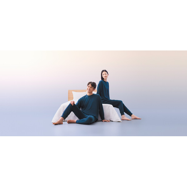 【父の日専用】レッド　バイタルテック　スリープ　プルオーバー長袖 ネイビーＳのサムネイル画像4