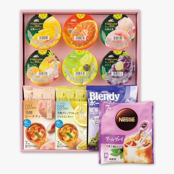 涼しさ届ける果実ゼリー＆ティーギフトのサムネイル画像1